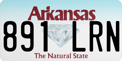 AR license plate 891LRN