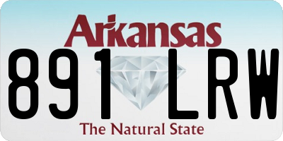AR license plate 891LRW