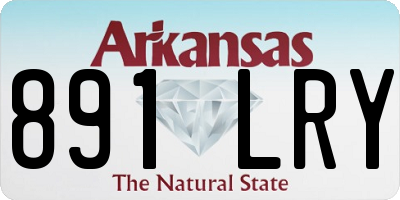 AR license plate 891LRY
