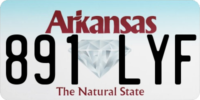 AR license plate 891LYF