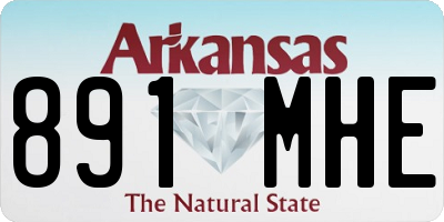 AR license plate 891MHE