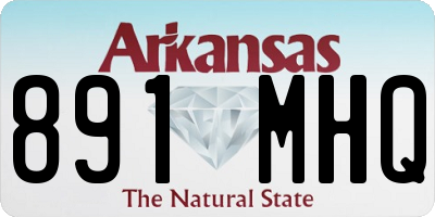 AR license plate 891MHQ