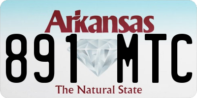 AR license plate 891MTC
