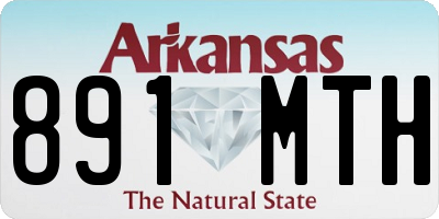 AR license plate 891MTH
