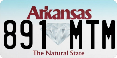 AR license plate 891MTM