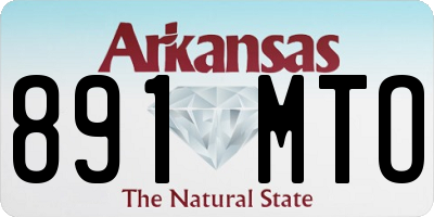 AR license plate 891MTO