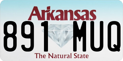 AR license plate 891MUQ