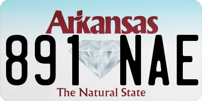 AR license plate 891NAE