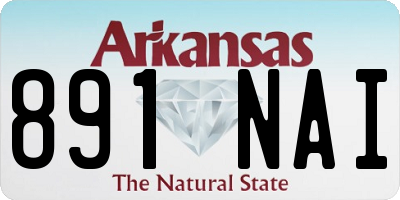 AR license plate 891NAI