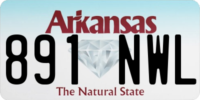 AR license plate 891NWL