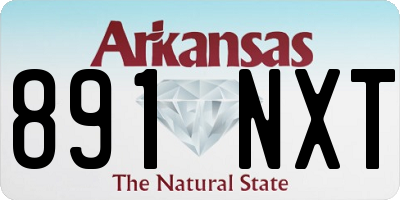 AR license plate 891NXT