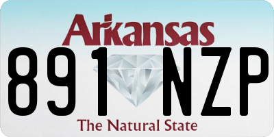 AR license plate 891NZP