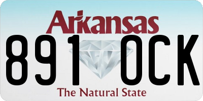 AR license plate 891OCK