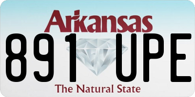 AR license plate 891UPE