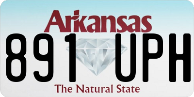 AR license plate 891UPH