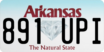 AR license plate 891UPI