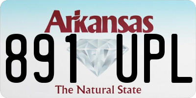 AR license plate 891UPL