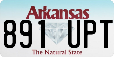 AR license plate 891UPT