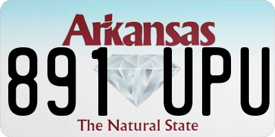 AR license plate 891UPU