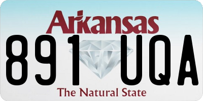 AR license plate 891UQA