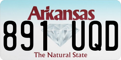 AR license plate 891UQD