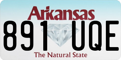 AR license plate 891UQE