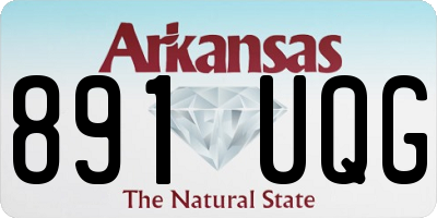 AR license plate 891UQG