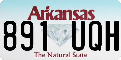 AR license plate 891UQH