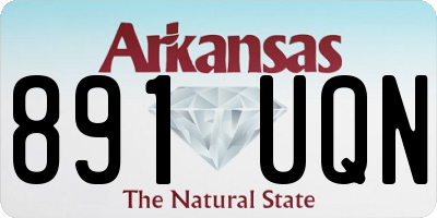 AR license plate 891UQN