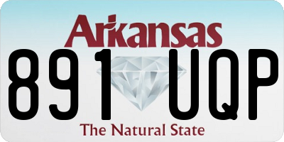 AR license plate 891UQP