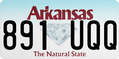 AR license plate 891UQQ