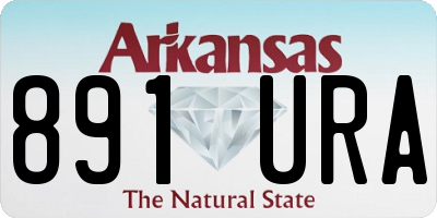 AR license plate 891URA
