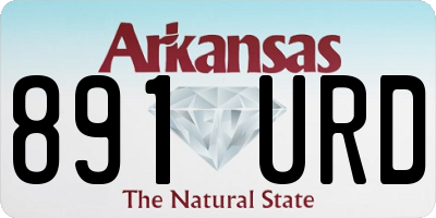 AR license plate 891URD