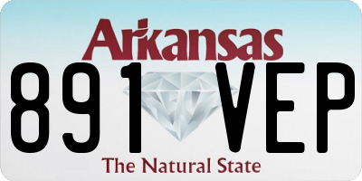 AR license plate 891VEP