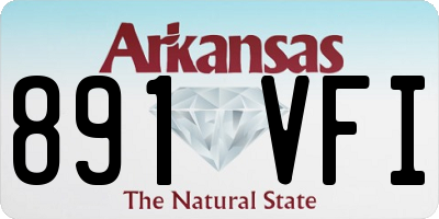AR license plate 891VFI