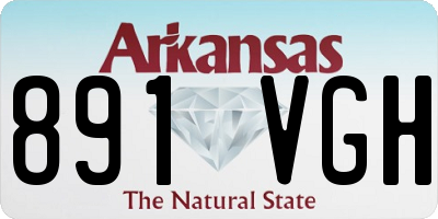 AR license plate 891VGH