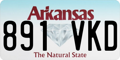AR license plate 891VKD
