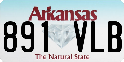 AR license plate 891VLB