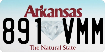 AR license plate 891VMM