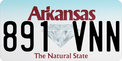 AR license plate 891VNN