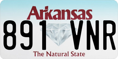 AR license plate 891VNR