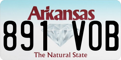 AR license plate 891VOB