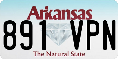 AR license plate 891VPN