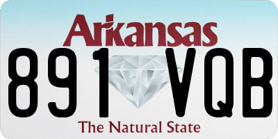AR license plate 891VQB