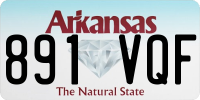 AR license plate 891VQF
