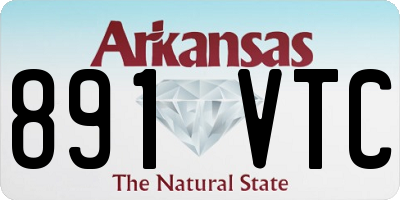 AR license plate 891VTC