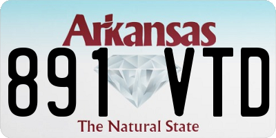 AR license plate 891VTD