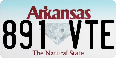 AR license plate 891VTE