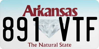 AR license plate 891VTF