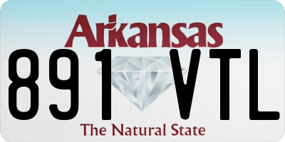 AR license plate 891VTL